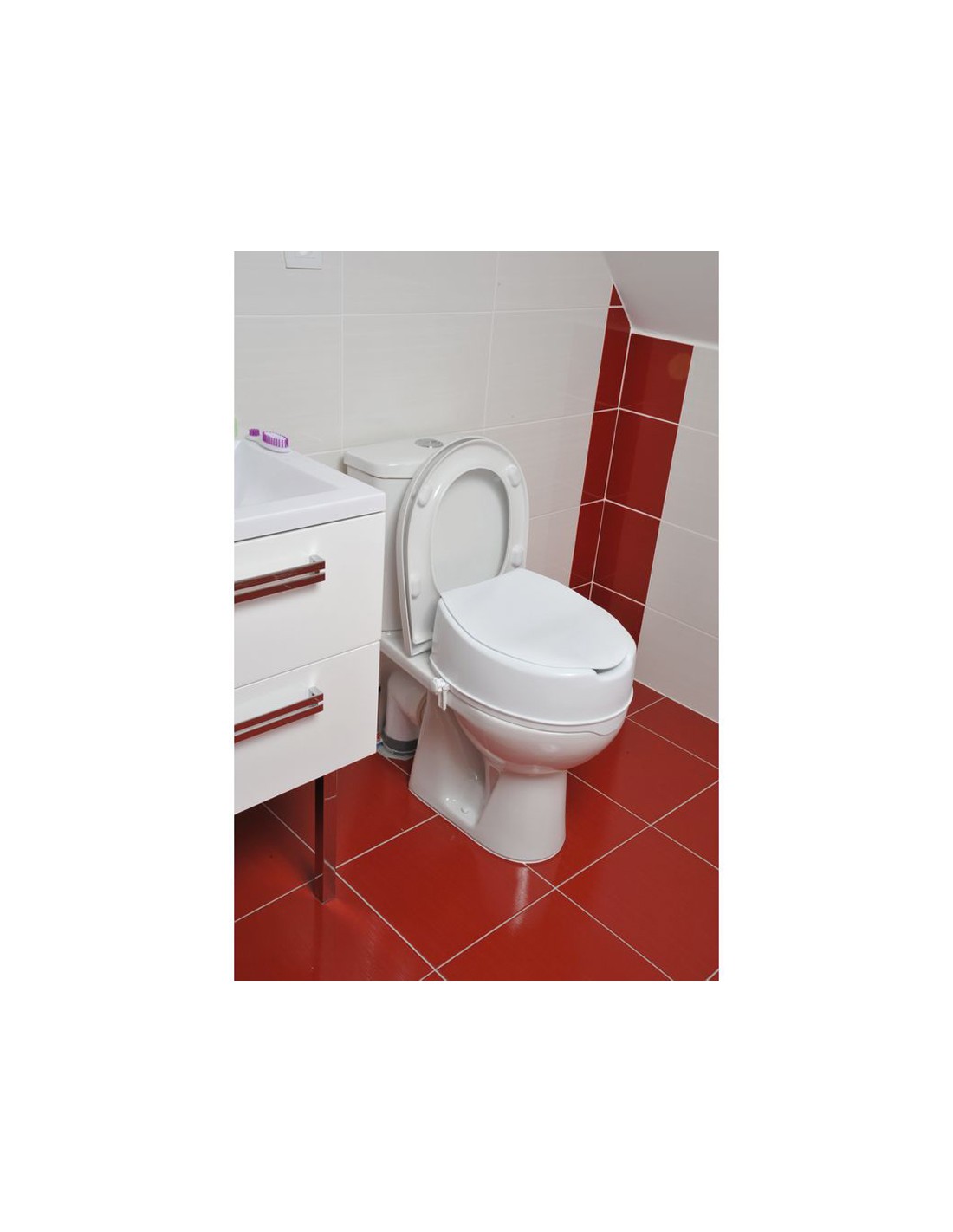 Réhausse WC Ibiza - Avec couvercle - 10 cm
