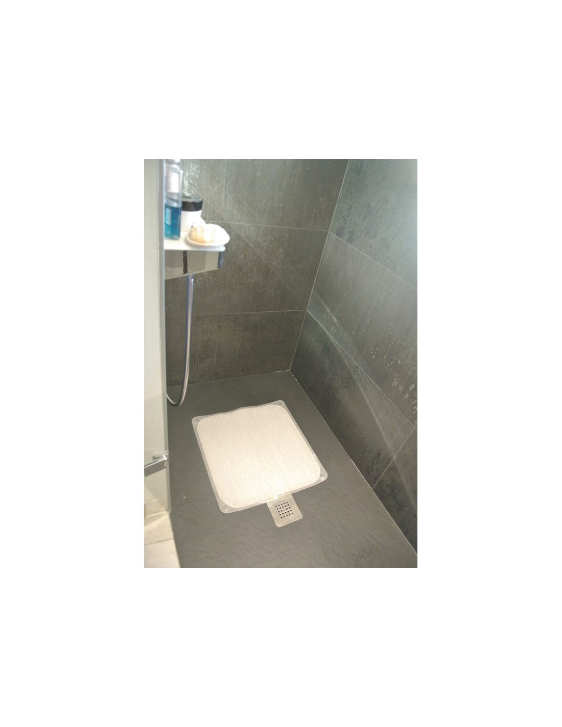 Tapis de douche Antigua - Blanc