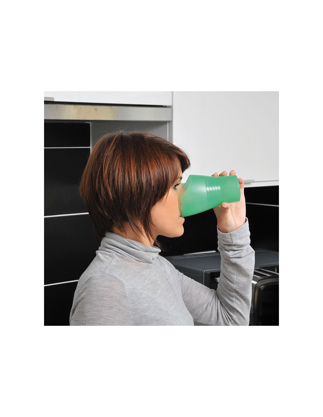 Verre à découpe nasale Ergo - Bleu