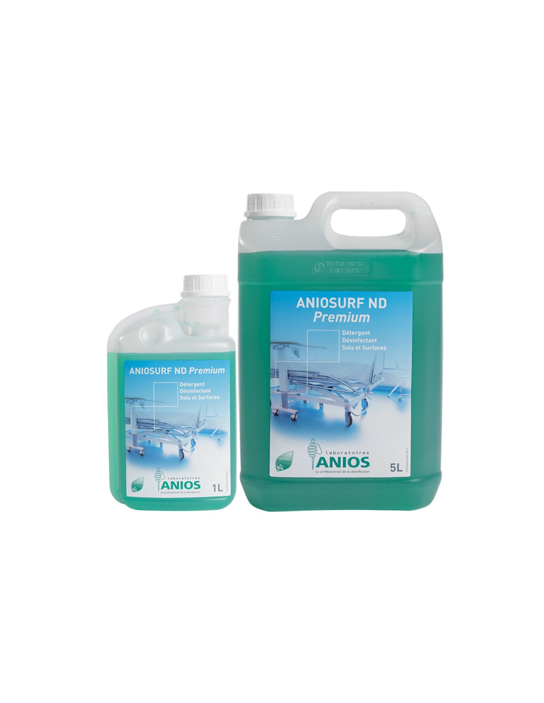 Détergent et désinfectant sols et surfaces Aniosurf ND Premium