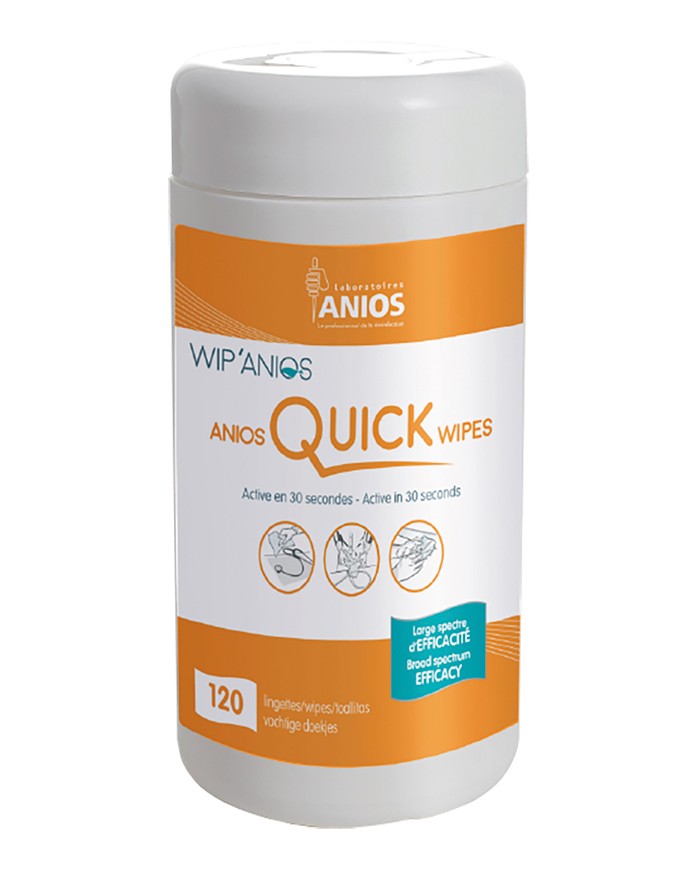 Lingettes Anios Quick'Wipes