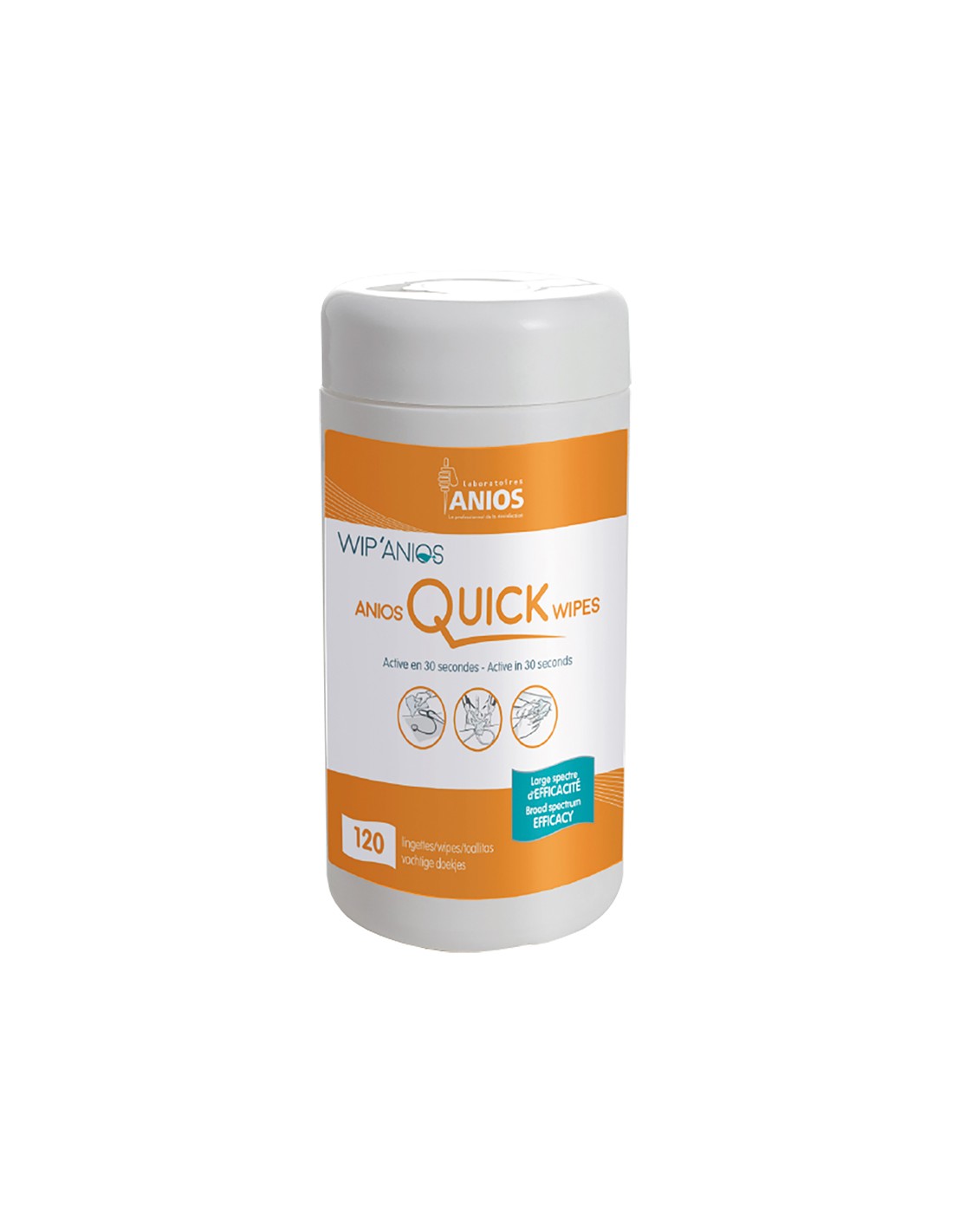 Lingettes Anios Quick'Wipes