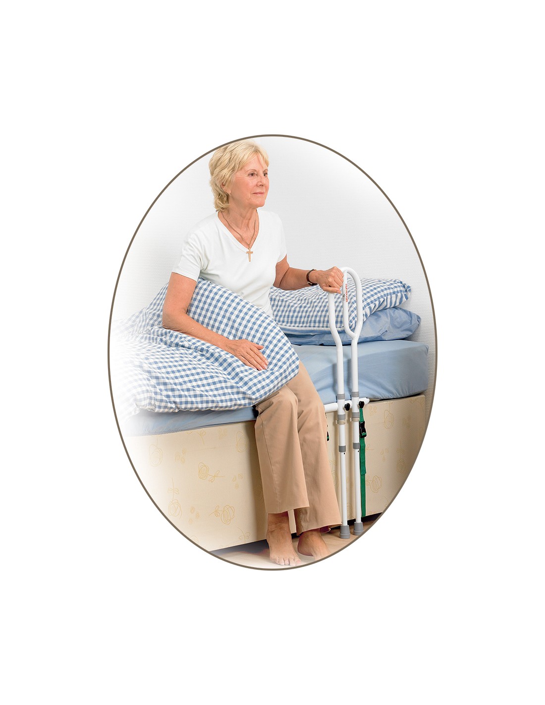 Barre de lit avec pieds Homecraft®