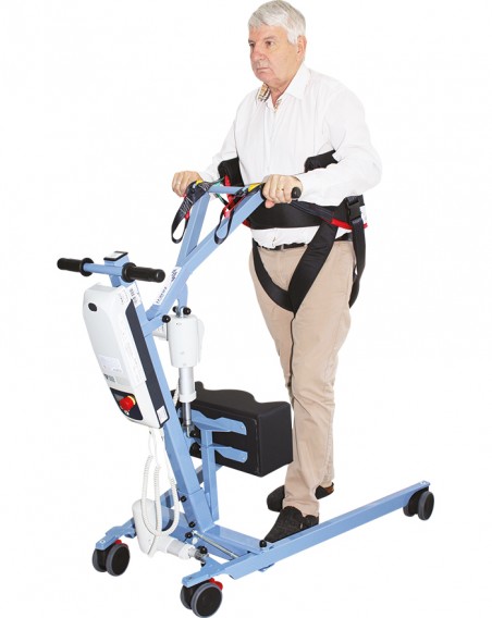 Sangle verticalisateur dorsale et aide à la déambulation