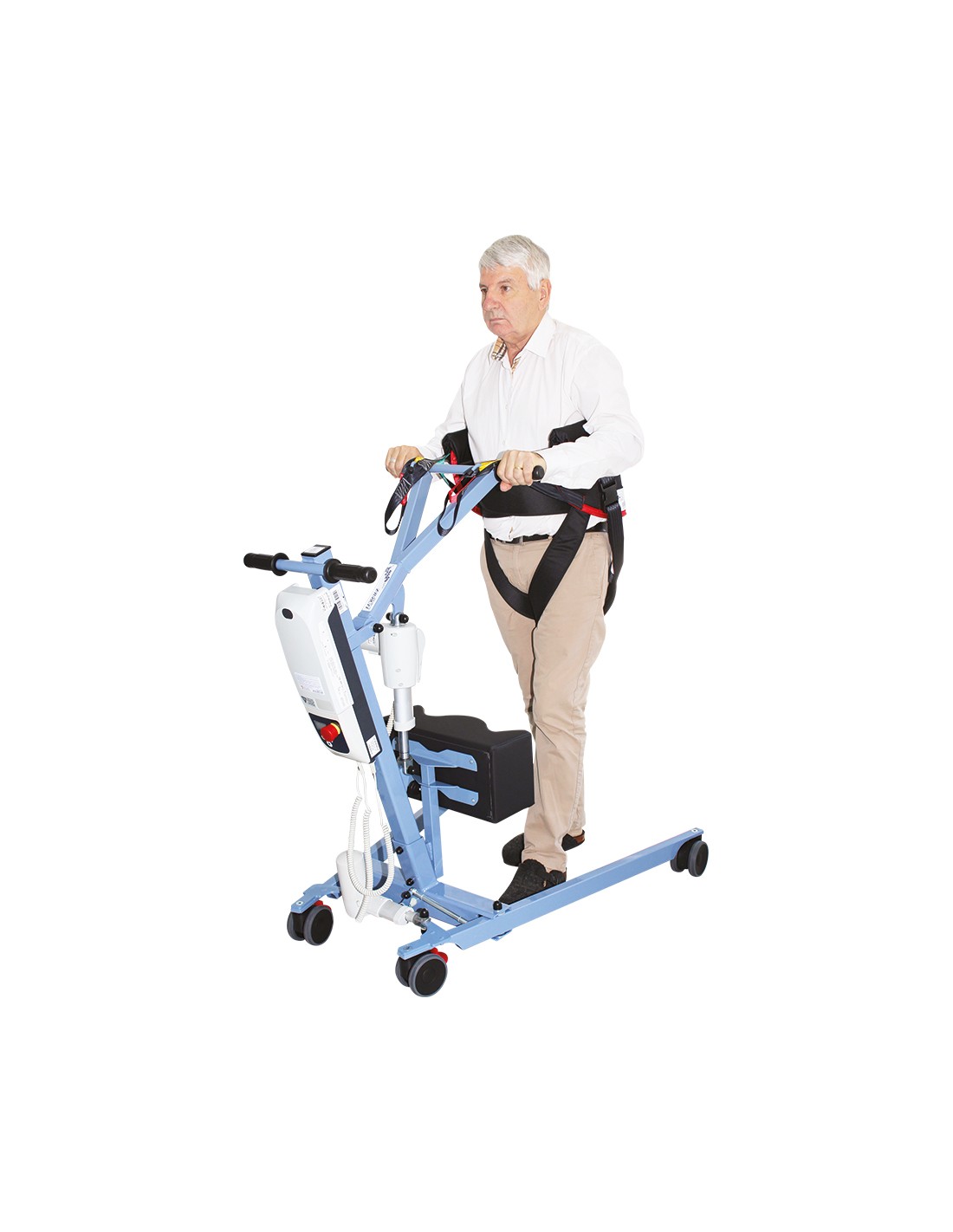 Sangle verticalisateur dorsale et aide à la déambulation